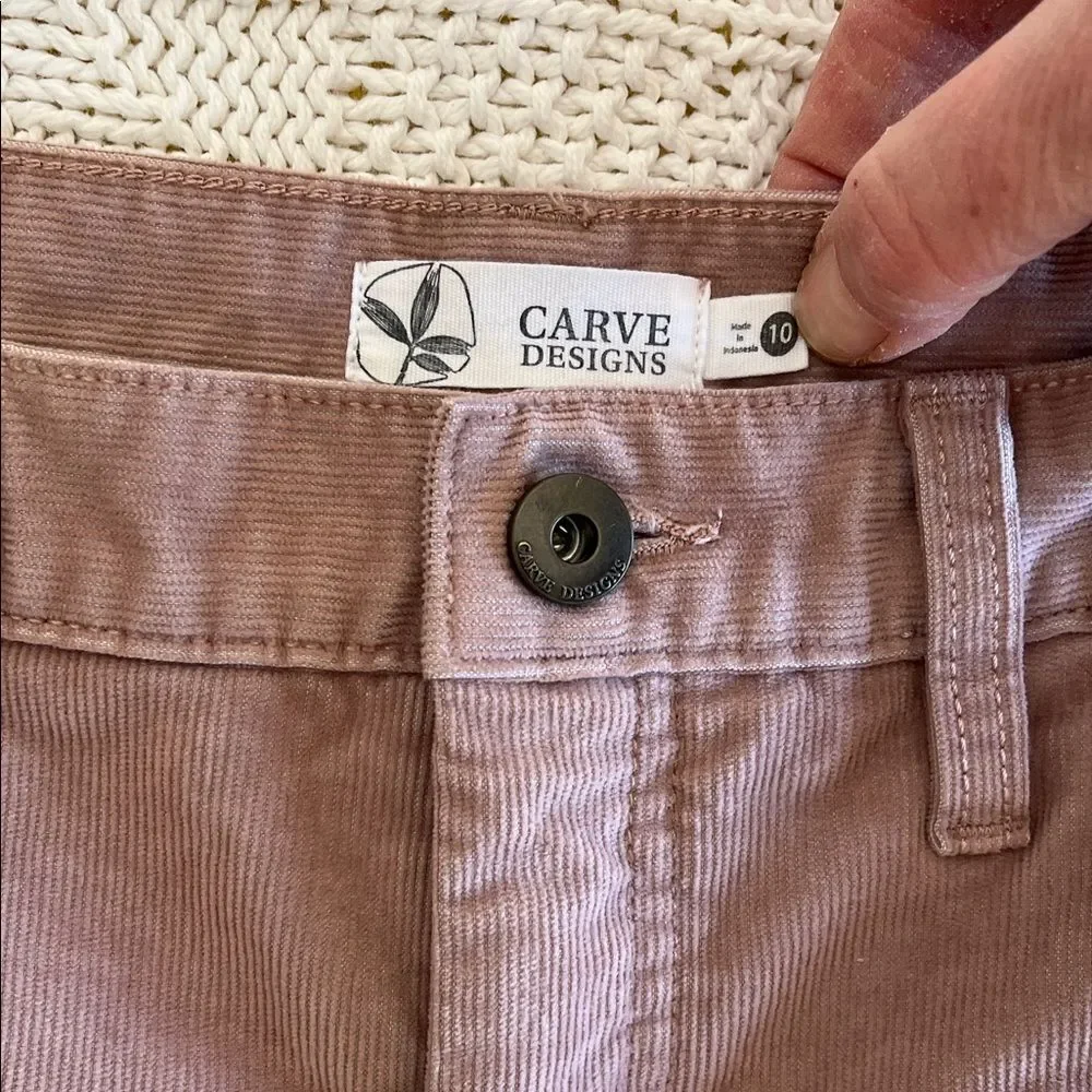 Carve Designs Oahu 4" Short in Fawn Size 10 - Picture 7 of 11
